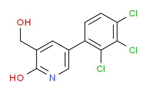 2-Hydroxy-5-(2,3,4-trichlorophenyl)pyridine-3-methanol