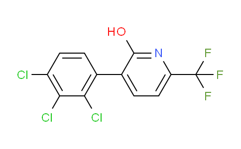 2-Hydroxy-3-(2,3,4-trichlorophenyl)-6-(trifluoromethyl)pyridine
