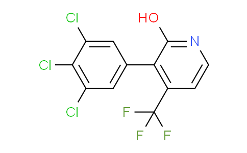 2-Hydroxy-3-(3,4,5-trichlorophenyl)-4-(trifluoromethyl)pyridine