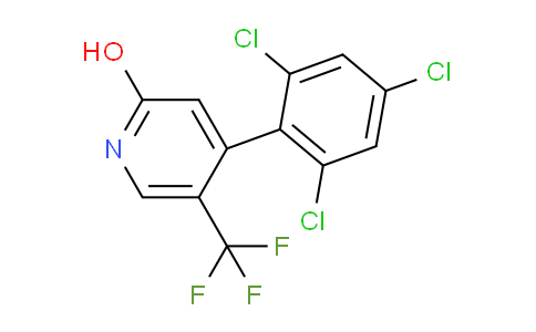 2-Hydroxy-4-(2,4,6-trichlorophenyl)-5-(trifluoromethyl)pyridine