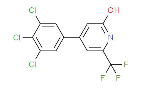 2-Hydroxy-4-(3,4,5-trichlorophenyl)-6-(trifluoromethyl)pyridine