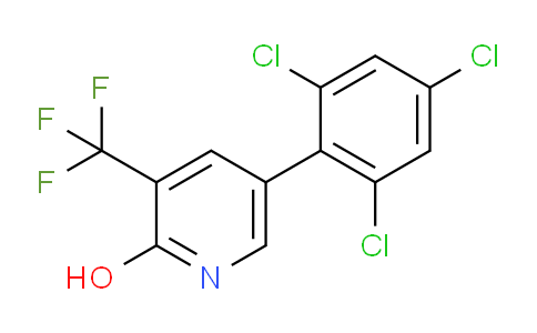 2-Hydroxy-5-(2,4,6-trichlorophenyl)-3-(trifluoromethyl)pyridine