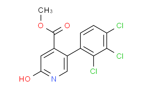 AM85795 | 1361597-22-9 | Methyl 2-hydroxy-5-(2,3,4-trichlorophenyl)isonicotinate