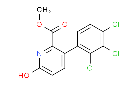 AM85807 | 1361584-29-3 | Methyl 6-hydroxy-3-(2,3,4-trichlorophenyl)picolinate