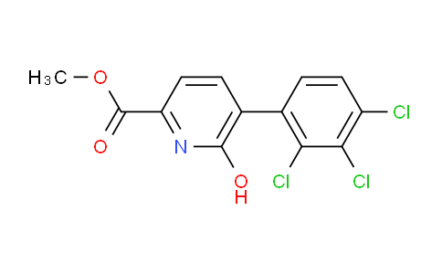 AM85810 | 1361530-98-4 | Methyl 6-hydroxy-5-(2,3,4-trichlorophenyl)picolinate