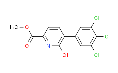 AM85812 | 1361693-61-9 | Methyl 6-hydroxy-5-(3,4,5-trichlorophenyl)picolinate