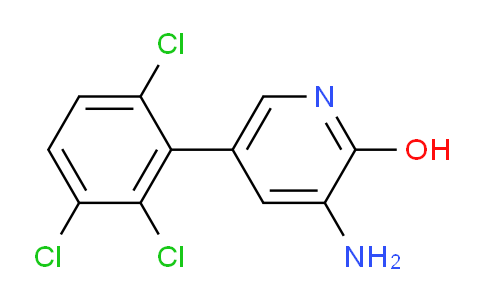 3-Amino-2-hydroxy-5-(2,3,6-trichlorophenyl)pyridine