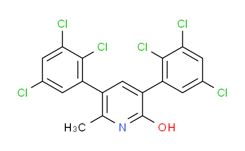 3,5-Bis(2,3,5-trichlorophenyl)-2-hydroxy-6-methylpyridine