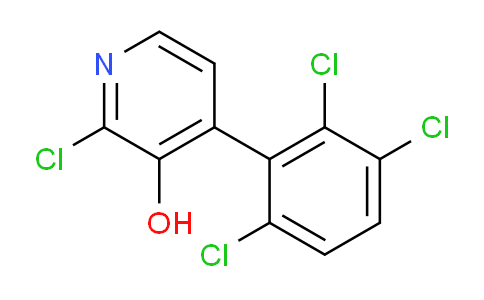 2-Chloro-3-hydroxy-4-(2,3,6-trichlorophenyl)pyridine