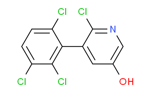 2-Chloro-5-hydroxy-3-(2,3,6-trichlorophenyl)pyridine