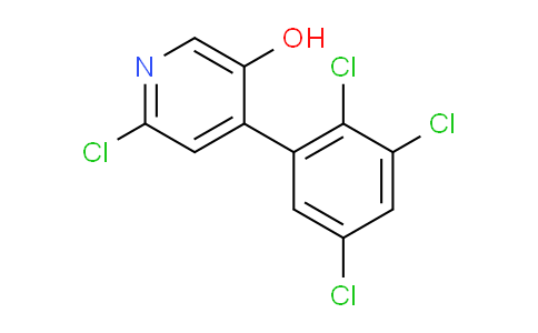 2-Chloro-5-hydroxy-4-(2,3,5-trichlorophenyl)pyridine