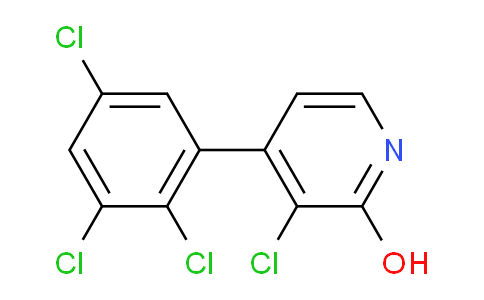 3-Chloro-2-hydroxy-4-(2,3,5-trichlorophenyl)pyridine