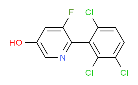 3-Fluoro-5-hydroxy-2-(2,3,6-trichlorophenyl)pyridine