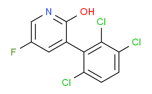 5-Fluoro-2-hydroxy-3-(2,3,6-trichlorophenyl)pyridine