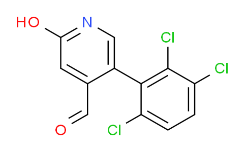 2-Hydroxy-5-(2,3,6-trichlorophenyl)isonicotinaldehyde