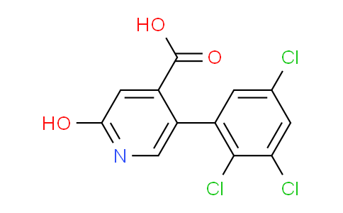2-Hydroxy-5-(2,3,5-trichlorophenyl)isonicotinic acid