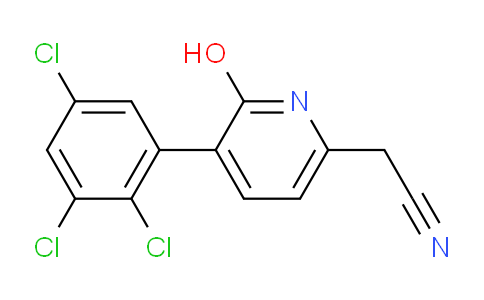 AM85960 | 1361663-81-1 | 2-Hydroxy-3-(2,3,5-trichlorophenyl)pyridine-6-acetonitrile