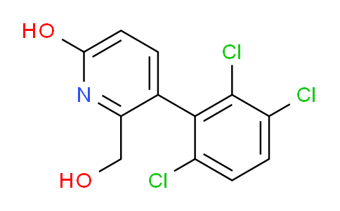 6-Hydroxy-3-(2,3,6-trichlorophenyl)pyridine-2-methanol