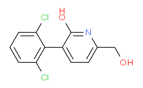 3-(2,6-Dichlorophenyl)-2-hydroxypyridine-6-methanol