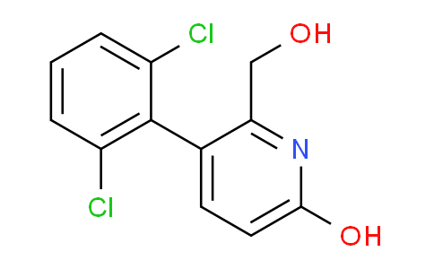 3-(2,6-Dichlorophenyl)-6-hydroxypyridine-2-methanol