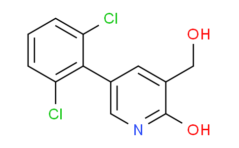 5-(2,6-Dichlorophenyl)-2-hydroxypyridine-3-methanol