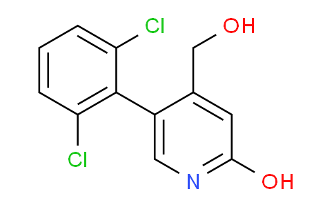 5-(2,6-Dichlorophenyl)-2-hydroxypyridine-4-methanol