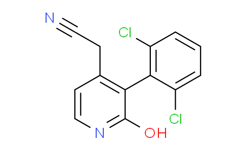 3-(2,6-Dichlorophenyl)-2-hydroxypyridine-4-acetonitrile