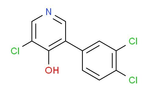 5-Chloro-3-(3,4-dichlorophenyl)-4-hydroxypyridine