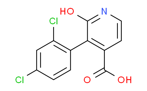 3-(2,4-Dichlorophenyl)-2-hydroxyisonicotinic acid
