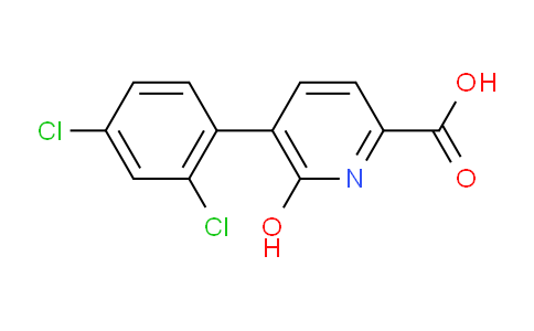 5-(2,4-Dichlorophenyl)-6-hydroxypicolinic acid
