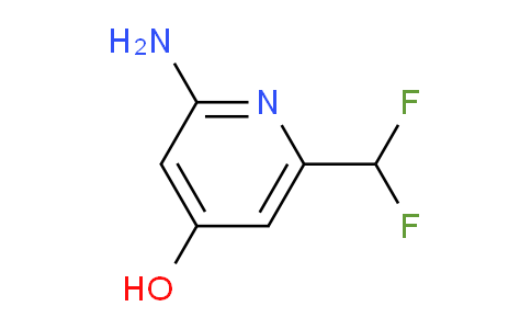 2-Amino-6-(difluoromethyl)-4-hydroxypyridine