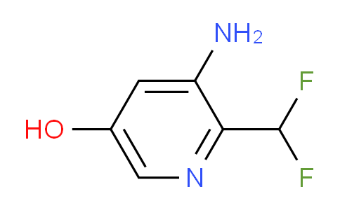 3-Amino-2-(difluoromethyl)-5-hydroxypyridine