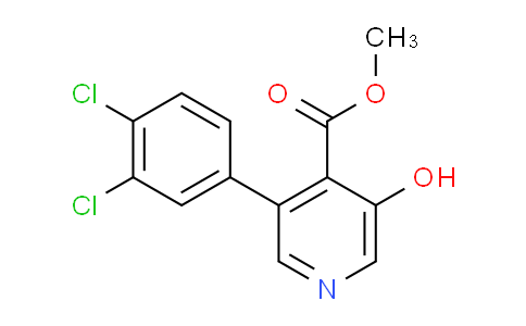 AM86222 | 1361472-68-5 | Methyl 3-(3,4-dichlorophenyl)-5-hydroxyisonicotinate