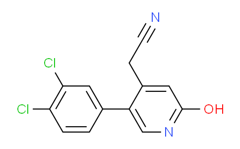 AM86264 | 1361825-86-6 | 5-(3,4-Dichlorophenyl)-2-hydroxypyridine-4-acetonitrile