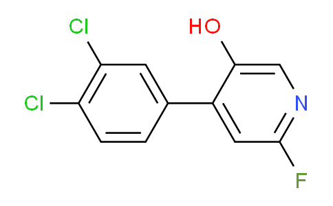 4-(3,4-Dichlorophenyl)-2-fluoro-5-hydroxypyridine