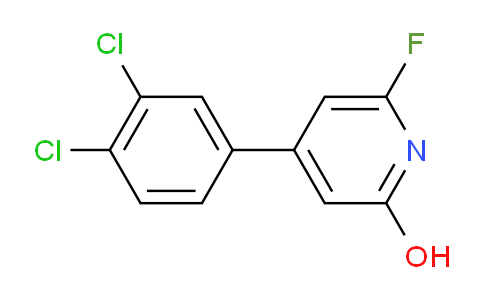 4-(3,4-Dichlorophenyl)-6-fluoro-2-hydroxypyridine