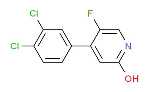 4-(3,4-Dichlorophenyl)-5-fluoro-2-hydroxypyridine