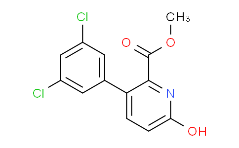 AM86341 | 1361862-03-4 | Methyl 3-(3,5-dichlorophenyl)-6-hydroxypicolinate