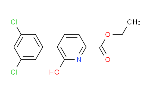 AM86347 | 1361777-13-0 | Ethyl 5-(3,5-dichlorophenyl)-6-hydroxypicolinate