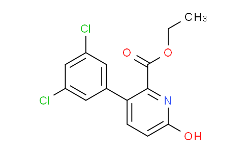 AM86348 | 1361506-71-9 | Ethyl 3-(3,5-dichlorophenyl)-6-hydroxypicolinate