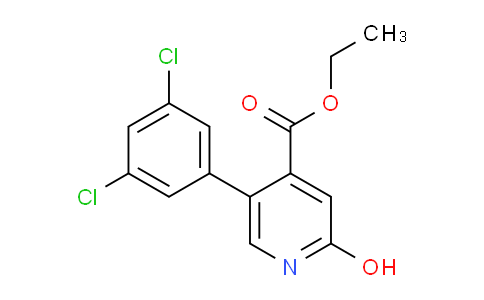 AM86350 | 1361476-27-8 | Ethyl 5-(3,5-dichlorophenyl)-2-hydroxyisonicotinate