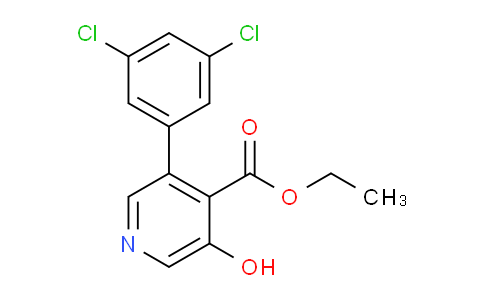 AM86351 | 1361889-63-5 | Ethyl 3-(3,5-dichlorophenyl)-5-hydroxyisonicotinate