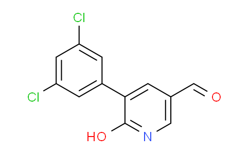 5-(3,5-Dichlorophenyl)-6-hydroxynicotinaldehyde