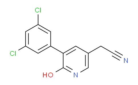 AM86382 | 1361834-62-9 | 3-(3,5-Dichlorophenyl)-2-hydroxypyridine-5-acetonitrile