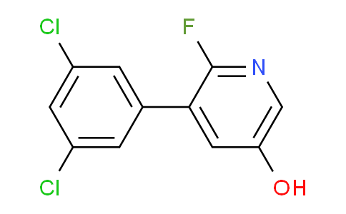 3-(3,5-Dichlorophenyl)-2-fluoro-5-hydroxypyridine