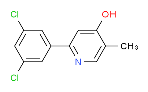 2-(3,5-Dichlorophenyl)-4-hydroxy-5-methylpyridine