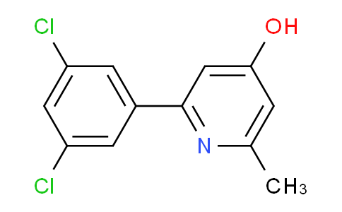 2-(3,5-Dichlorophenyl)-4-hydroxy-6-methylpyridine