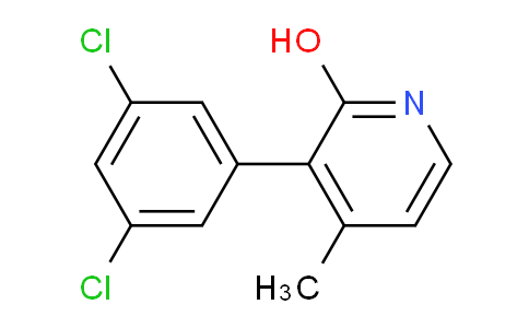 3-(3,5-Dichlorophenyl)-2-hydroxy-4-methylpyridine