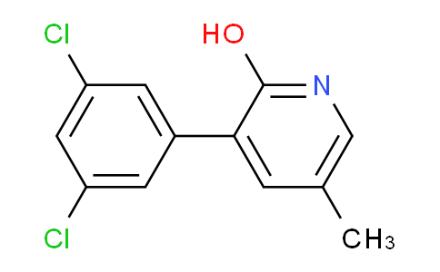 3-(3,5-Dichlorophenyl)-2-hydroxy-5-methylpyridine