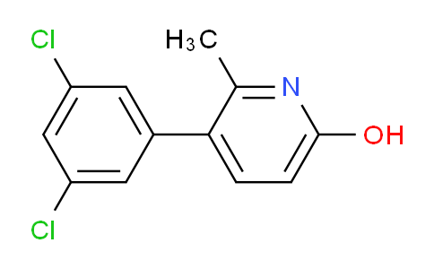 3-(3,5-Dichlorophenyl)-6-hydroxy-2-methylpyridine